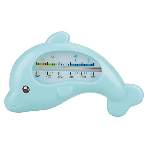 nuk badethermometer blau Baby Bad Thermometer, LCD Digital Baby Wasser Thermometer Kleinkinder Badespielzeug Niedliche Tier Thermometer Sicherheit Bad Pflege(Blau)