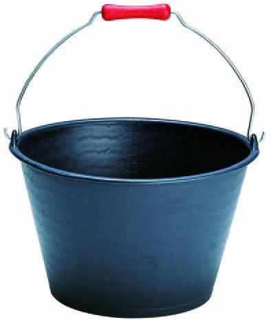 Seau agricole 16L VINMER plastique noir - 112107