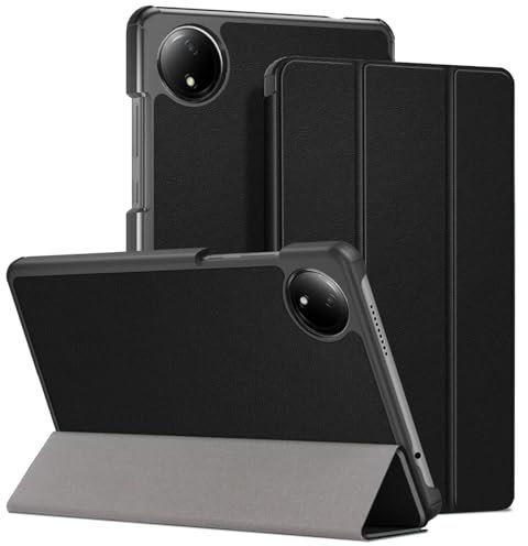HEISHAYU Hülle für Xiaomi Redmi Pad SE 8.7 Zoll 4G 2024 Tablet,Schutzhülle mit Auto Schlaf/Wach Funktion,Schwarz