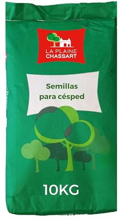 La Plaine Chassart - Semillas para Césped 10KG - Cubre Grandes Superficies con Crecimiento Rápido
