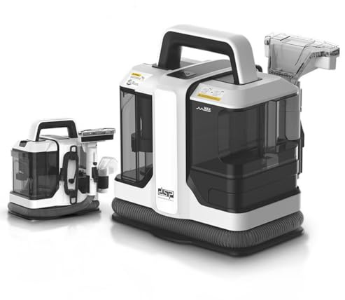 IUYIXWFP Macchina per la Pulizia della Moquette Portatile con Testina Doppia Dimensione, detergente Multiuso e per tappezzeria, Macchina per la Pulizia Profonda