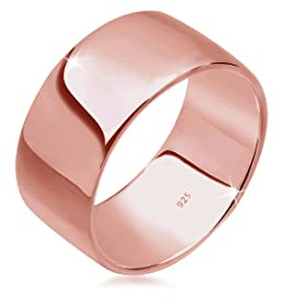 Elli Anillo básico apilable para mujer en plata de ley 925