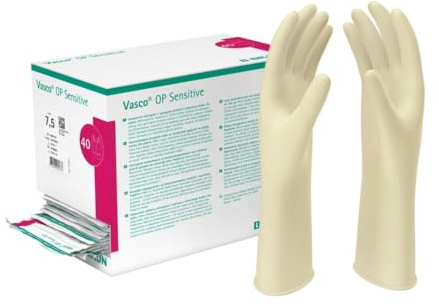 Einweg-Handschuhe, puderfrei, Größe 6.5, 40 Stück