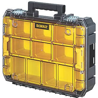 DeWALT DWST83497-1 TSTAK High Capacity Organiser 44 x 33.7 x 11.95 cm, Black/Yellow