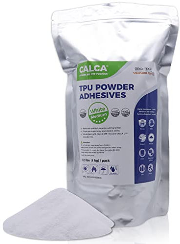 CALCA 2.2 lbs (1kg) DTF Powder Direct to Film Adhesive Power Hot Melt Powder Digital Transfer Hot Melt Adhesive PreTreat Powder for Direct Print on T-Shirts Garment Leather Packing