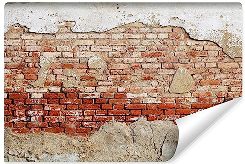 Muralo - Carta da parati 3D effetto pietra – Carta da parati in tessuto non tessuto – effetto 3D – Carta da parati per soggiorno e camera da letto – motivo mattoni – Br. 90 cm x altezza 60 cm