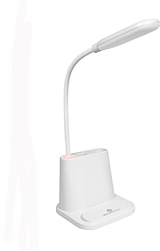 HADWAO FXJ Lampada da scrivania a LED dimmerabile Ricarica USB Comodino per camera da letto Lampada da tavolo con controllo tattile Dimmerazione senza polarità tramite pulsante a sfioramento a