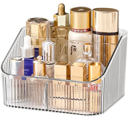 Homeanda Make-up Organiser Aufbewahrungsfächer, Hautpflege Kosmetik Organizer, Make-up Organizer und Lagerung