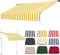 Markise Ersatz Stoff Markise, Balkon klemme Markise, UV-beständiger Polyester Baldachin, für Patio, Balkon, Hof, Rahmen Nicht einges ch lossen-I||3M