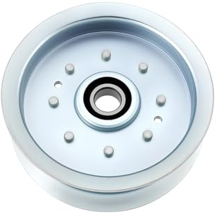 ECSiNG Poulie de Renvoi Plate pour Tondeuse à Gazon GY22082 GY20629 1 Pièce Compatible avec John Deere Série D100 D120 D140 Les Tracteurs à Gazon