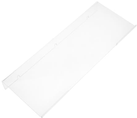 Tofficu Soporte De Teclado Acrílico Transparente Elevador para Escritorio Accesorio Ergonómico para Teclado Mecánico Ahorra Espacio Y Fácil Instalación para Oficina Y Uso Casa