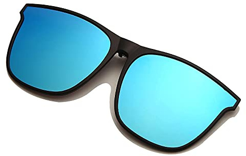 Long Keeper Gafas de Sol Polarizadas con Clip de Hombre Mujer Protección UV400 Clip Lente Gafas para Conducir Deportes