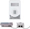 BODYA Timbre de teléfono con amplificador de luz estroboscópica, timbre de teléfono extrafuerte, color blanco