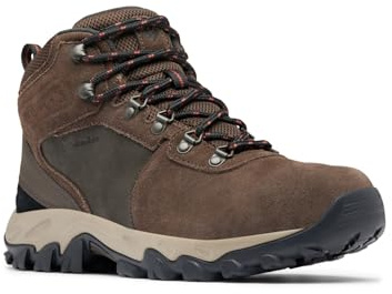 Columbia Newton Ridge Plus 2 Suede WP, Botas De Senderismo, Hombre, Marrón (Cordovan/Spice), 47 EU