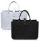 Lithyc 2 StüCk Filztaschen, Einkaufstasche Filz,Filz Einkaufstasche Groß, Wiederverwendbare Einkaufstasche, Geeignet für Den Alltag, Camping, Reisen, Einkaufen