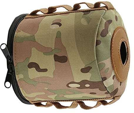 Hidyliu Étui de Protection pour Mini Réservoir de Gaz, avec Sangle Latérale pour Suspendre, Sac de Rangement Universel en Tissu Oxford pour Cylindre de Carburant pour Le Camping en Plein (Grande