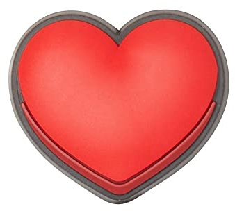 Crocs Jibbitz Symbol-Schuhanstecker | Individualisieren Sie Ihre Crocs mit Jibbitz Heart One-Size
