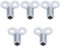 Radiator Bleed Keys,DERMASY 5PCS Square Radiator Bleed Valve Keys for Many Radiators Heaters
