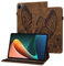 Rostsant Funda Xiaomi Mi Pad 5 Pro/Mi Pad 5 Carcasa de Cuero PU Relieve de Mariposa con Soporte para Bolígrafo Funda Tableta para Xiaomi Mi Pad 5 Pro/Mi Pad 5 11 Pulgada 2021 - Marrón