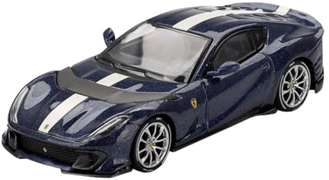 Bbr Models BBRFER64011 Ferrar. 812 Competizione Blu Tour De France 2023 - 1/64 Scale - Model Car
