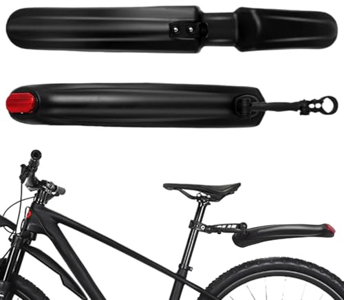 Yiohejy Cykelregnskydd | Quick Release Bike stänkskydd – bak och vattentätt reflekterande skydd för utomhus cykling grus väg regnskydd