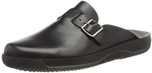 Rohde 1970 Soltau H Chaussons en Cuir pour Homme, Noir 90, 42 EU