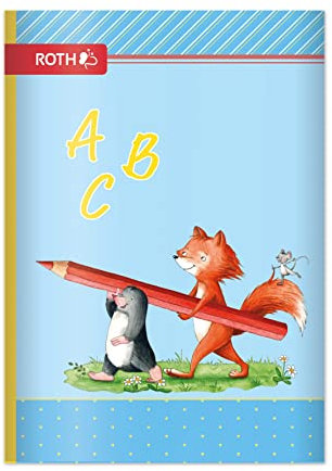 ROTH Muttiheft Flinki & Schlau - Oktavheft für die Grundschule, A6-64 Seiten liniert