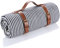 LIYUABU Picknickdecke 150 x 200cm,Streifen Wasserdicht,Tragbare Extra Große Stranddecke,Campingdecke Sanddichte Isoliert mit Tragegriff,Perfekt für Picknick/Outdoor/Camping/Beach/Park