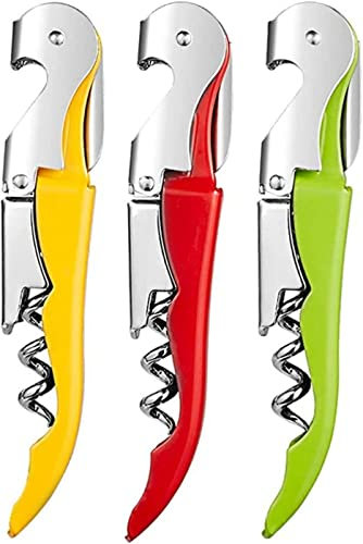 Tire Bouchon Limonadier Professionnel Sommelier - Allpeak 3PC Tire Bouchon Professionnel, Couteaux de Sommelier en Acier Inoxydable Avec Décapsuleur et Coupe-Capsule, Qualité Hôtel et Restaurant