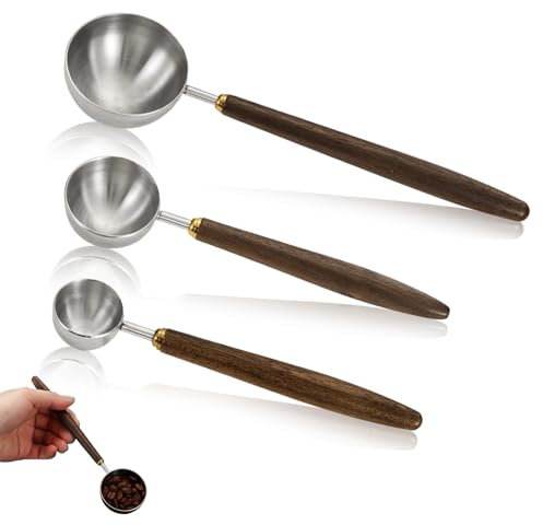 Cucchiaio dosatore per caffè Cucchiaio da caffè retrò Palette Caffè Dosierlöffel – Dosatore di Caffè per Moka, Cucchiaini Lunghi, Cucchiaini da Caffè Particolari