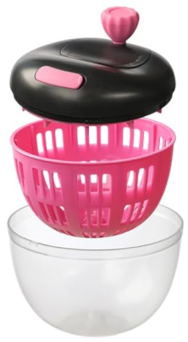 Spinner | Salatwaschspinner und Trockner | Sieb Shredder Colander 800 ml Lebensmittel Waschschale für Küchen Hausreise Kochzubereitete Waschpicknick