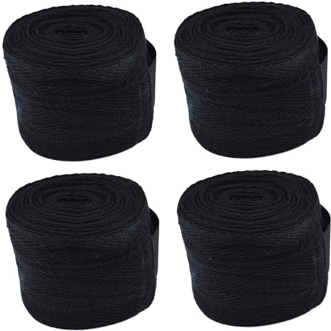 HoveeLuty 4 Vendas de Boxeo para Manos, 5, 5 Yardas x 2 Pulgadas de algodón, Vendas elásticas de compresión para muñecas, Guantes de Entrenamiento para Artes Marciales, de Boxeo para niños.
