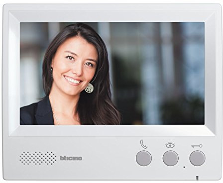 BTicino 330851 Videocitofono Vivavoce, Display da 7, Grigio