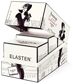 ELASTEN Geschenkbox - 3 Monatspackung Trink-Kollagen für schöne Haut von innen, gegen Falten und schlaffe Haut - Die Nr. 1 aus der Apotheke - 3x28 Trink-Ampullen a 25ml