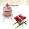 YRHome 12L Pressoir à Fruits de Table et 7L Broyeur à Fruits Manuel pour Préparation de Moût, Extracteur pour Jus Vin Raisin Cidre, Broyeuse avec Bois Compressés, Presse à Pommes