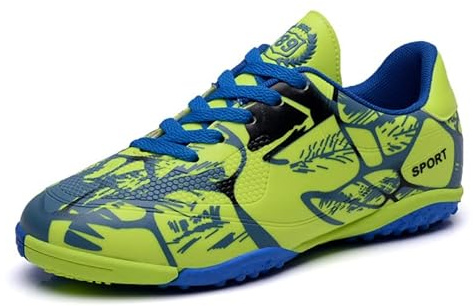 FM2018XSL Chaussures De Football pour Eenfants Chaussures d'entraînement de Sport en Plein Air-36-Vert2