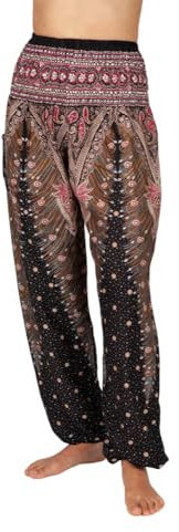 paigh stylische & konfortable Haremshose Damen mit Taschen – perfekt für Yoga, Festivals, Joggen und als Sommer-Mode - Handgefertigt in Thailand