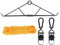 Mimoqk Elk Hoist Kit, Hunting Gambrel Set, Deer Butcher Kit, Hanging Game System, Deer Hoist Pulley Lift System Butchering Game Pulley Lift Accessories Elk Hoist Pulley Kit for Game Processing
