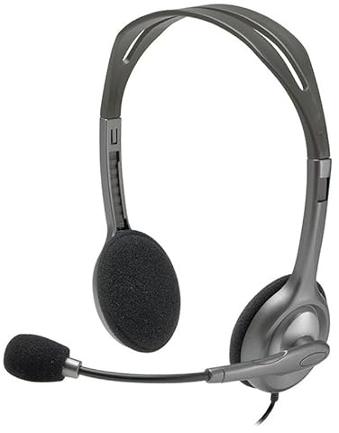 Glowster Écouteurs stéréo Semi-Ouverts avec Microphone, Design léger et Confortable, idéal pour Les appels et Le multimédia.