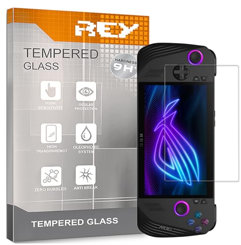 Pack 2X Pellicola salvaschermo per ASUS ROG Ally X 2023-2024, Vetro temperato, di qualità Premium