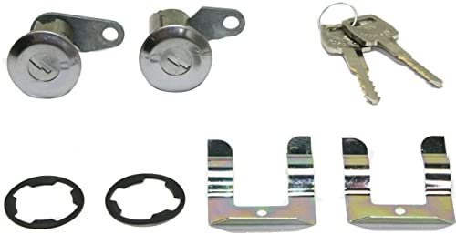 LORKDEEM Door Lock Cylinder Kit for Ford E- E100 F100 MM0515