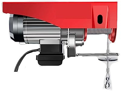 Treuil plat de palan, grue de palan à télécommande portative électrique miniature de ménage de palan 650W avec le fil pour tout-terrain