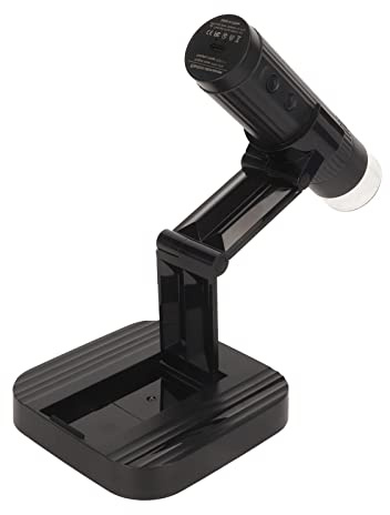 BONKZEBU Bärbart Handhållet Digitalt Mikroskop 50X-1000X Förstoring USB-mikroskop med 8 LED-ljus Foton och Videor för för IOS