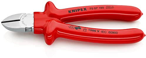 Knipex 70 07 VDE Seitenschneider 180 mm, Schneidleistung 4mm