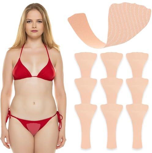 Genérico Protección Íntima Impermeable,Protección Íntima Impermeable para Mujer - 10 Unidades de Protectores Diarios Hipoalergénicos Para Piscina, Mar, Spa y Actividades Acuáticas