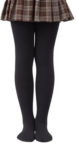 CozyWow Medias térmicas de invierno con forro polar para niñas, suaves y gruesas, para bailar