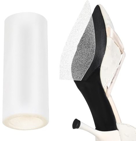 Gjinxi Rouleau autocollant de protection de semelle de chaussures - 50 cm - Transparent - Pour talons hauts - Toutes les tailles (transparent)