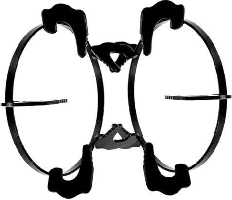 ZUNOXAZ 2 pièces Support de Réchaud Antidérapant pour Gazinière Lot de Supports Stables et pour Casseroles et Wok Accessoire de Cuisine Sécurisé pour Plaque de Cuisson Gaz