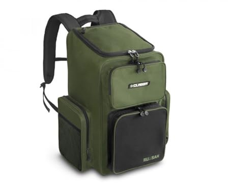 Delphin CLASSA 101003685 - Zaino da pesca, 45 x 35 x 27 cm, colore: Verde/Nero