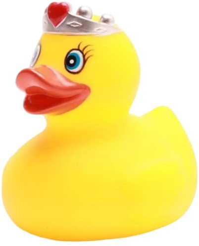 Duckshop I anatra da bagno principessa, paperella, L 8,5 cm, regalo per gli appassionati di fiabe, regalo per collezionisti